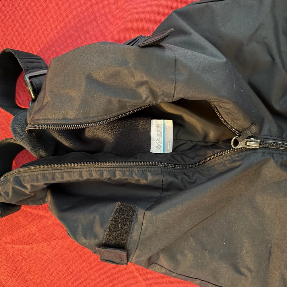 Columbia Black Kids Snow Bib - Picture 3 of 5